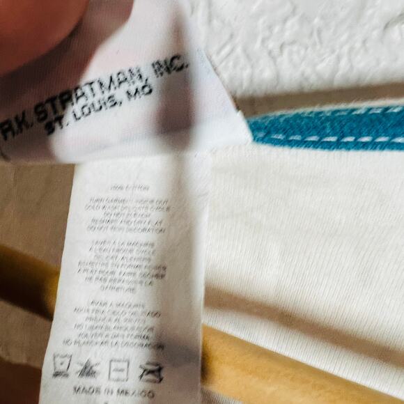 Harley Davidson 2012 Sturgis Tank All Over Print Badlands HD White Teal - L - Picture 4 of 5